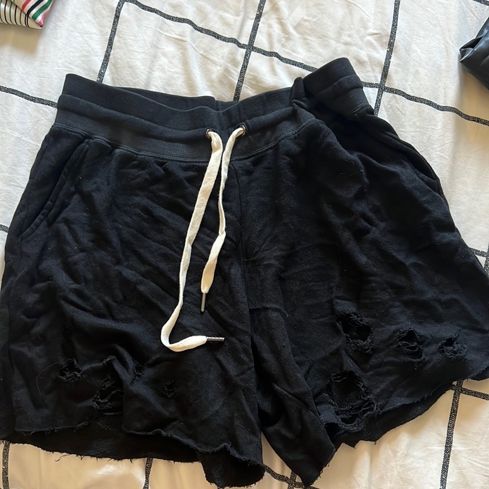 n philanthropy cozy knit shorts